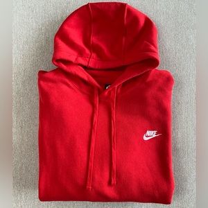 Nike Sportswear Hoodie - Red (X-Large)